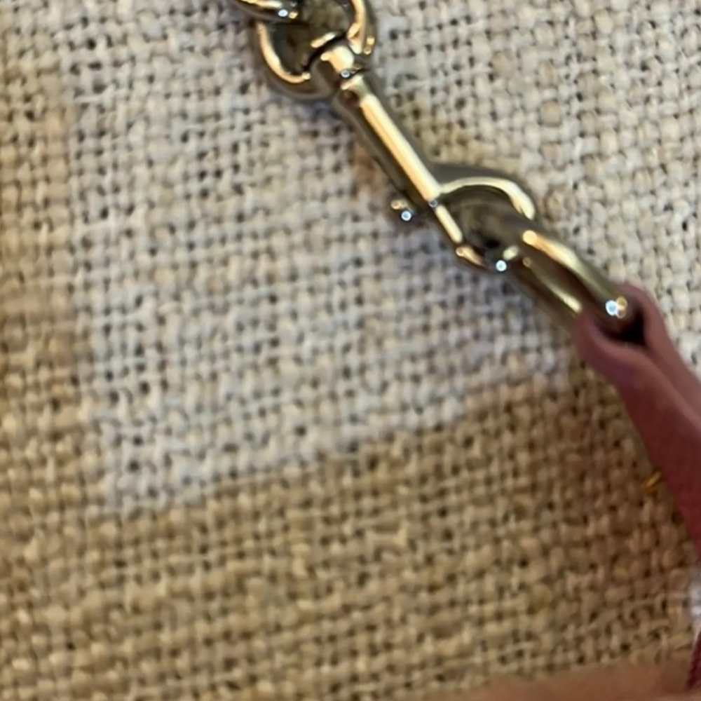 Coach Plush Pink Sherpa Wristlet NEVER USED - Picture 3 of 4